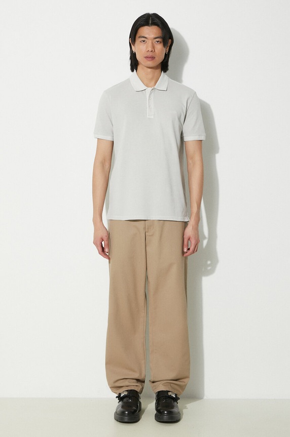 Поло Woolrich Mackinack Polo CFWOPO0065MRUT1483 серый SS24