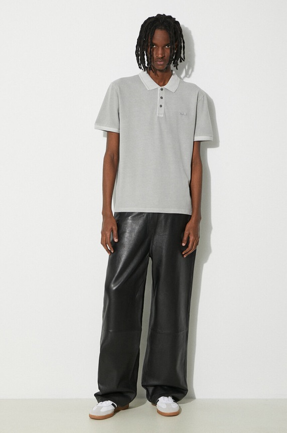 Polo tričko Woolrich Mackinack Polo CFWOPO0065MRUT1483 šedá SS24