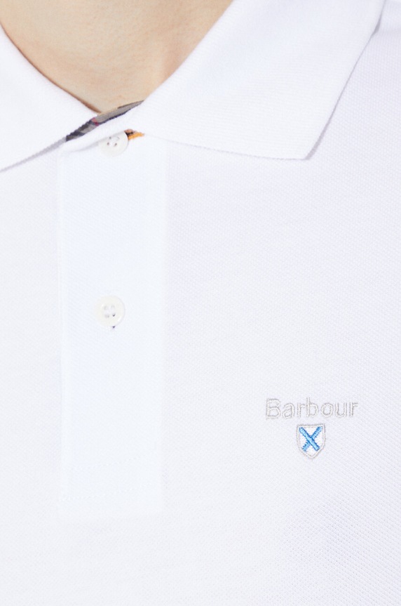 Barbour polo bawełniane Tartan Pique Polo MML0012