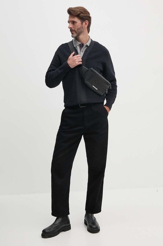 Barbour polo męskie bawełniane MML0012 szary AA00