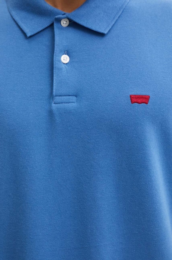 Levi's polo bawełniane A4842 niebieski
