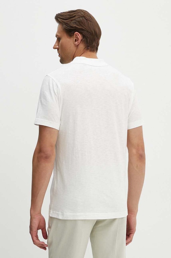 Odzież Theory polo bawełniane M0294501 beżowy