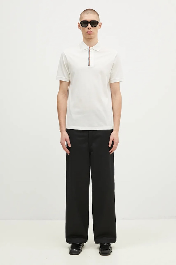 Paul Smith polo bawełniane M1R.958PP.L00089 beżowy