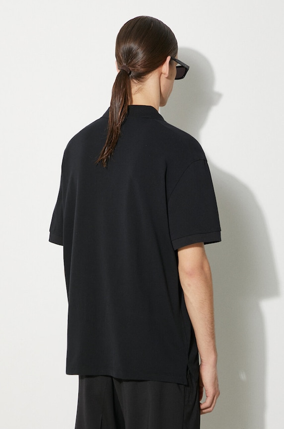 Oblečení Bavlněné polo tričko Neil Barrett Loose Pierced Nipple Polo MY70223A.Y517.001N černá