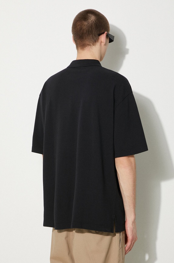 Clothing Maison Kitsuné cotton polo shirt Bold Fox Head Patch Oversize Polo MM00202KJ7010 black