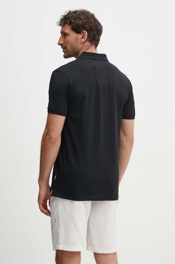 Дрехи Тениска с яка Lindbergh 30.404016.BLACK черен