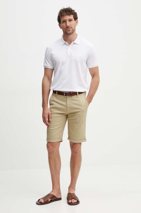 Polo tričko Lindbergh 30.404016.WHITE biela SS24