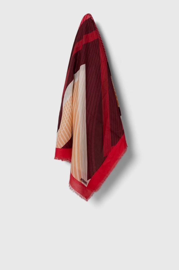 Missoni kendő mintás piros SL80MMD9454