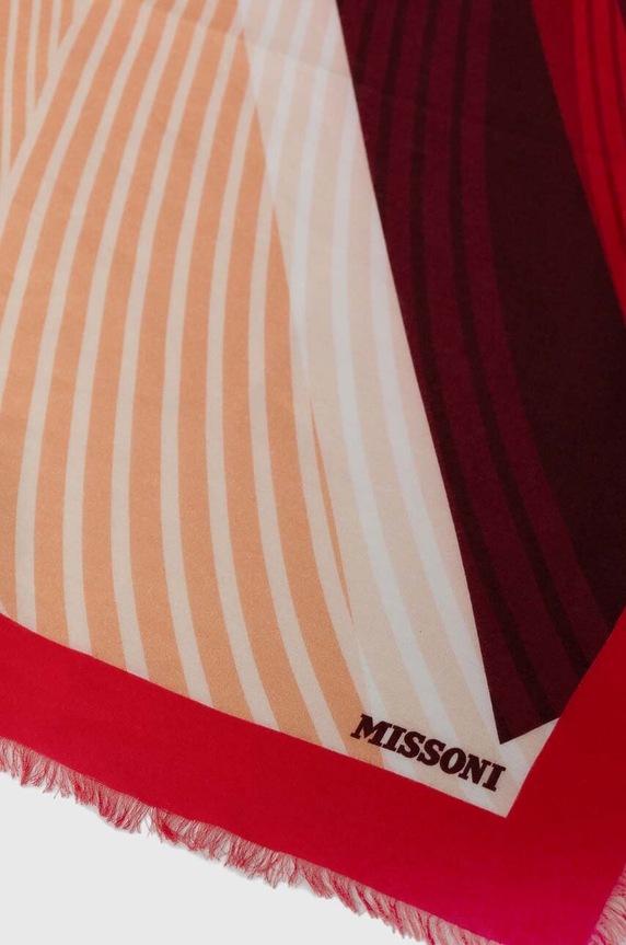 Missoni kendő SL80MMD9454 piros SS24