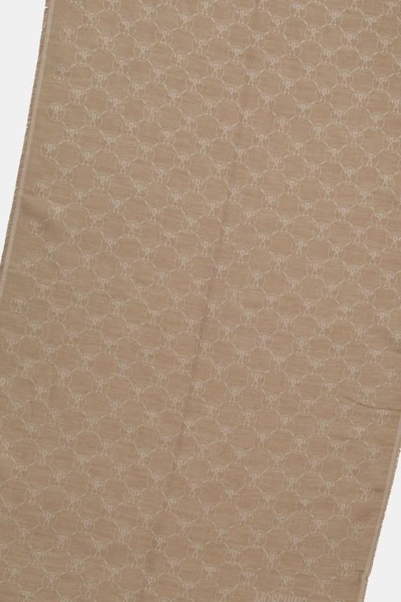 Akcesoria Moschino szal M5618.50194 beżowy
