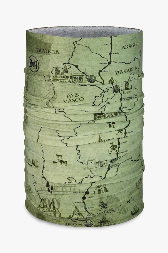 Cjevasti šal Buff Coolnet UV Planet friendly zelena 134425.845