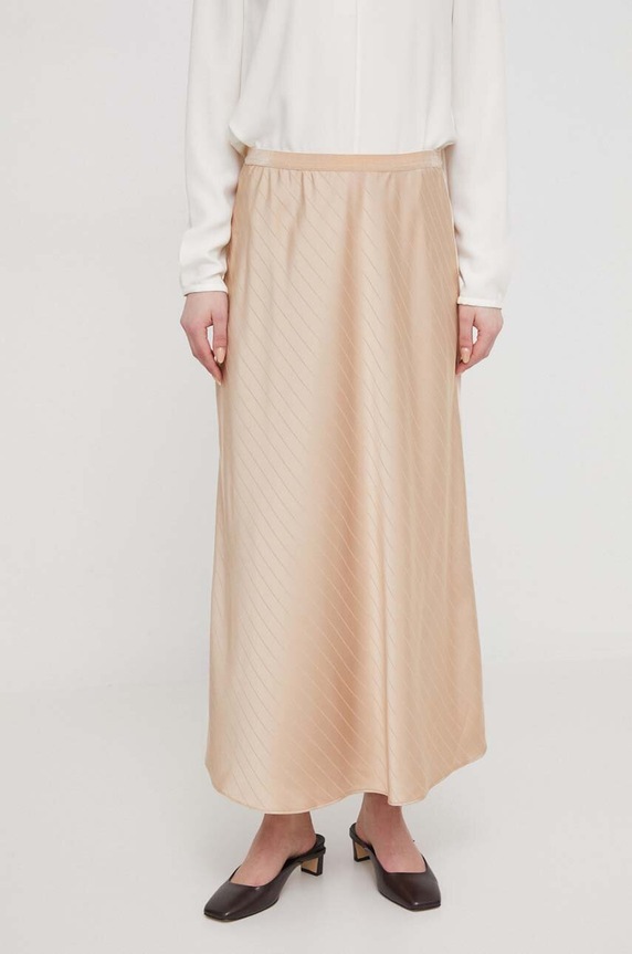 Dkny spódnica casual beżowy P4ANTV04