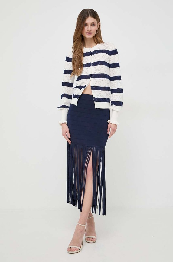 Φούστα Twinset 241TP3351 σκούρο μπλε SS24