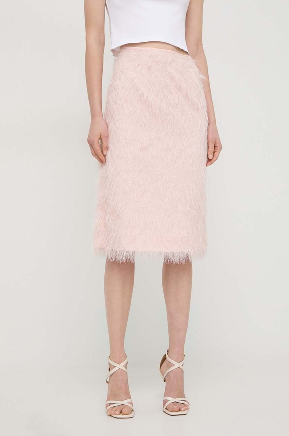 Twinset szoknya sima rózsaszín 241TP2433