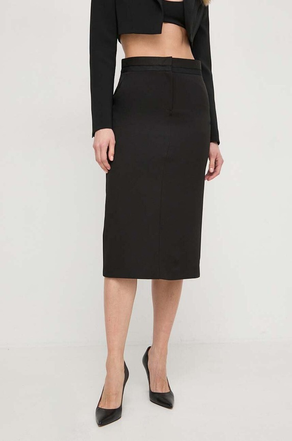 Suknja Patrizia Pepe Planet friendly crna 8G0386.A375