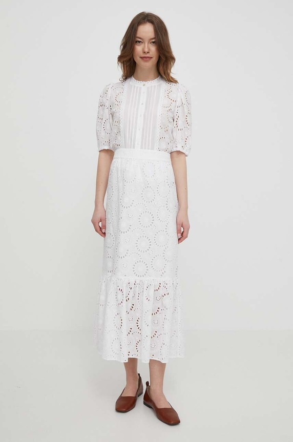 Joop! pamut szoknya 30042145 fehér SS24