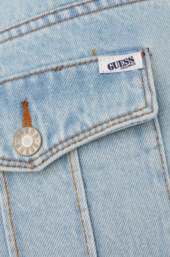Джинсовая юбка Guess Originals голубой W4RG50D4XY0
