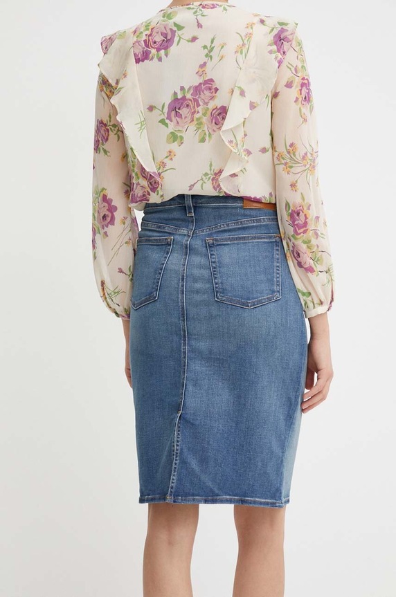 Oblečenie Rifľová sukňa Lauren Ralph Lauren 200817846 modrá