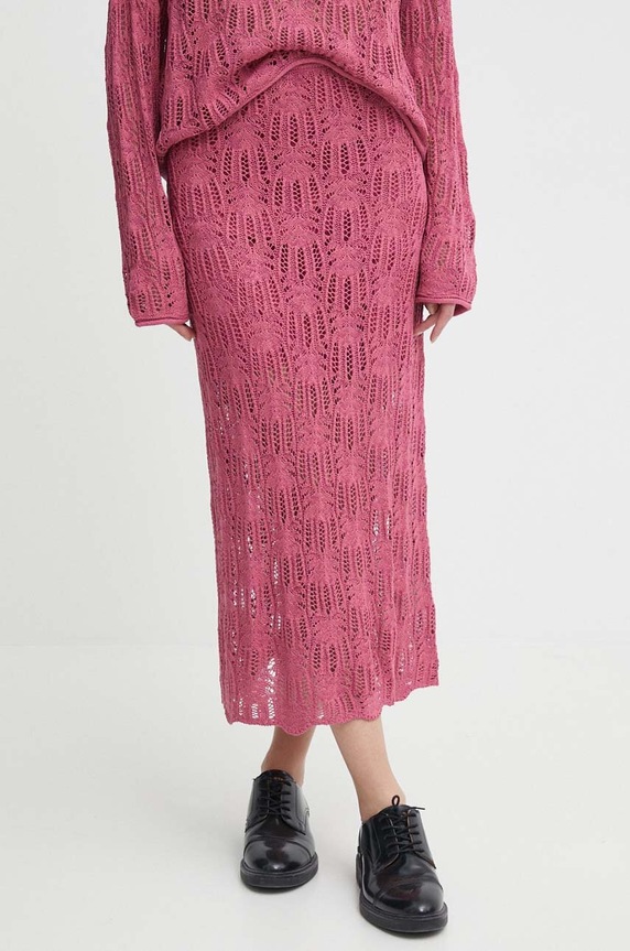 Φούστα Pepe Jeans GWEN GWEN SKIRT casual ροζ PL901121