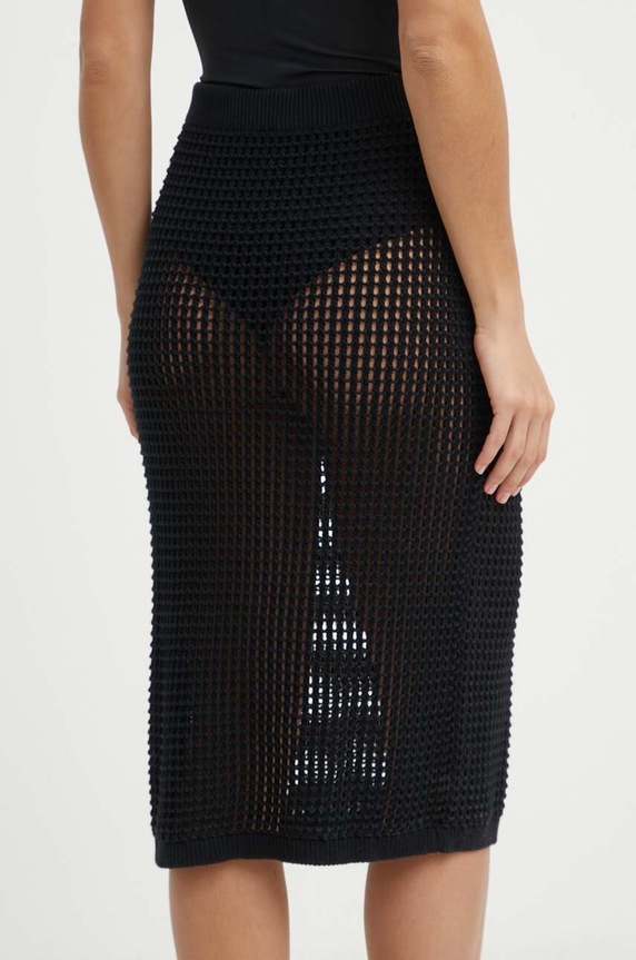 Odjeća Pamučna suknja United Colors of Benetton 101TD001D crna