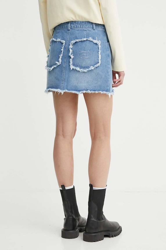 Îmbrăcăminte Résumé fustă din denim AriRS Skirt 20841134 albastru