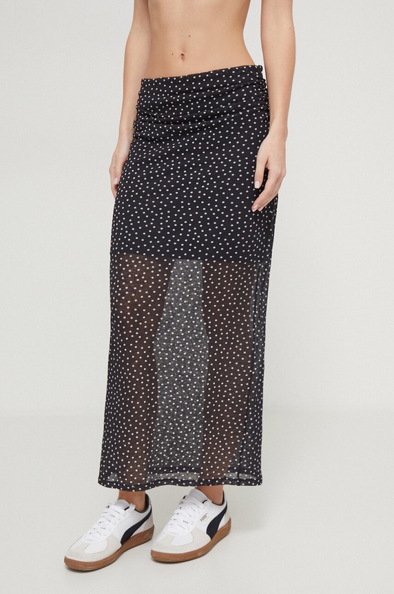 Sukně Abercrombie & Fitch maxi černá KI143.4018.907
