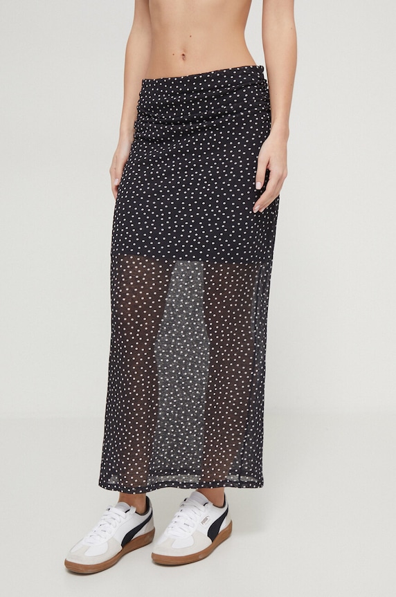 Sukně Abercrombie & Fitch maxi černá KI143.4018.907