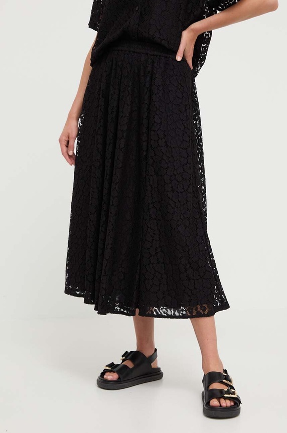 MICHAEL Michael Kors spódnica casual czarny MS470DU3TQ