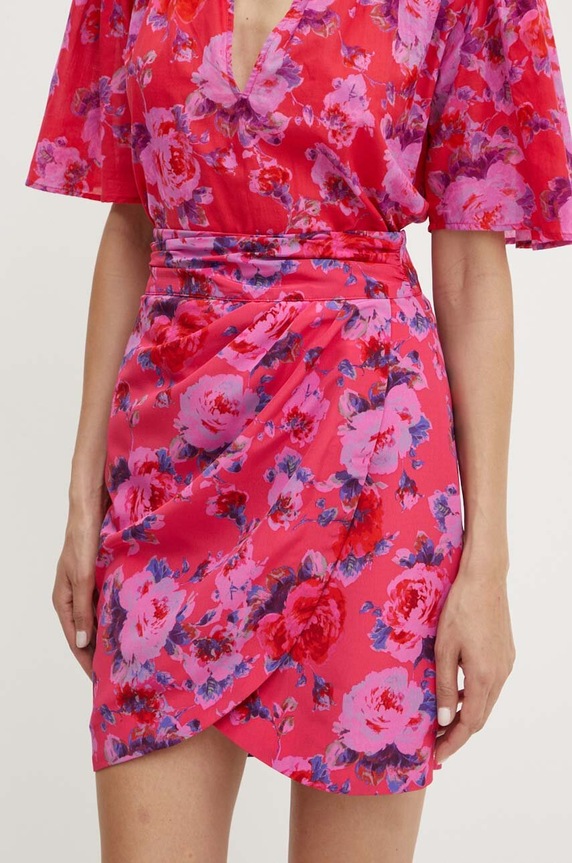 Morgan szoknya JOLIN.F virág rózsaszín JOLIN.F.MULTICO