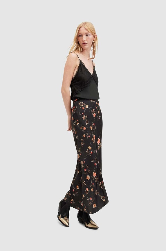 Φούστα AllSaints LUISA μαύρο WS507Z
