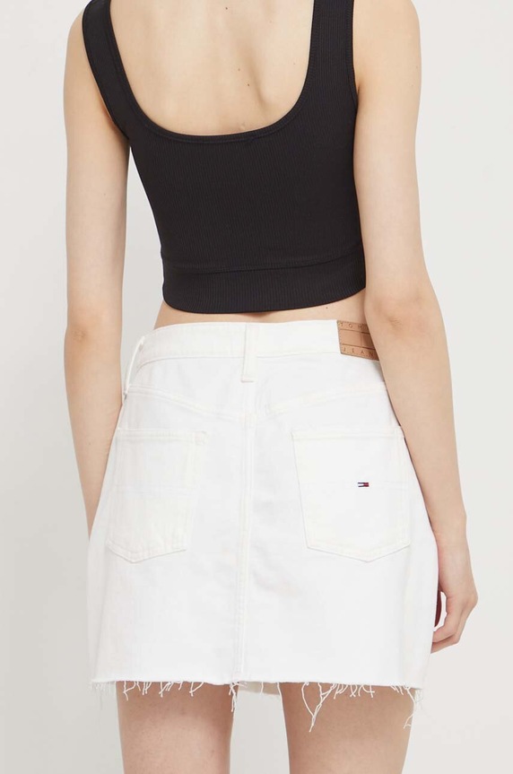 Odzież Tommy Jeans spódnica jeansowa DW0DW17871 beżowy