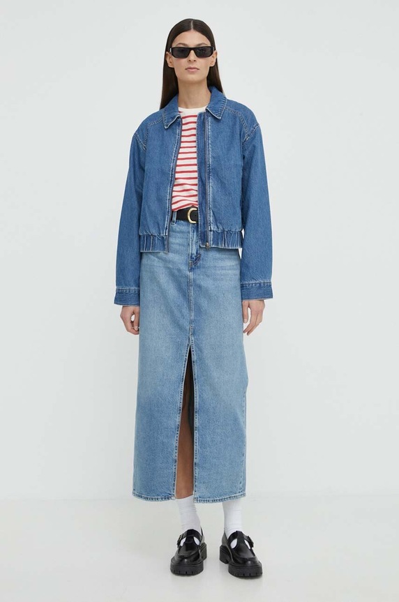 Levi's spódnica jeansowa A7512 niebieski SS25