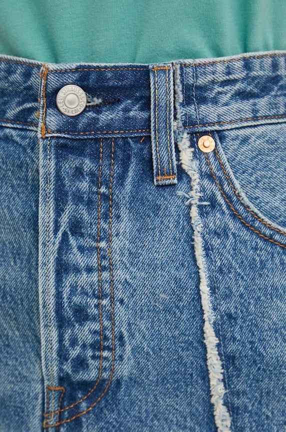 Levi's spódnica jeansowa niebieski A7522