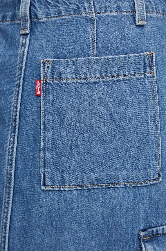 Levi's spódnica jeansowa niebieski A7539