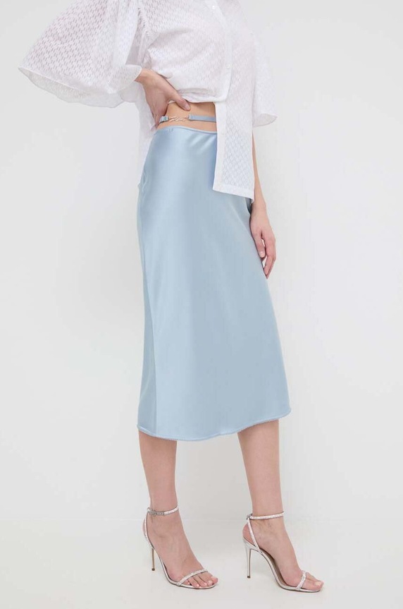 Karl Lagerfeld fusta uni albastru 241W1203