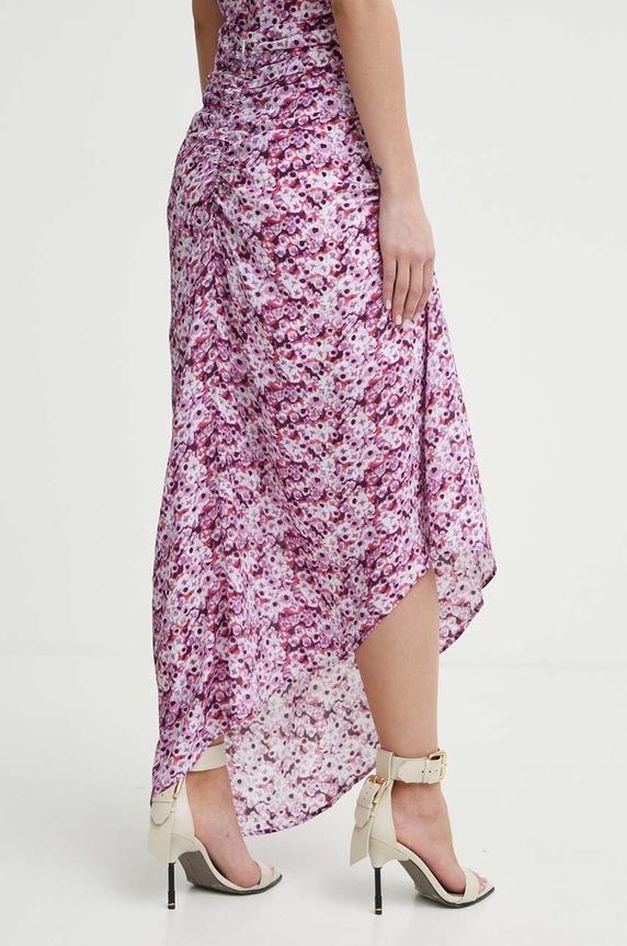 Odzież IRO spódnica z domieszką jedwabiu WM31NOSETI multicolor