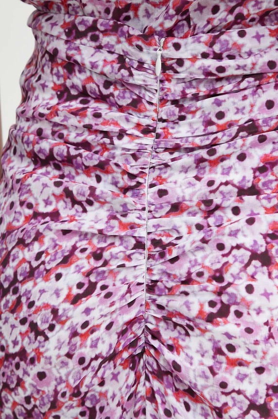 IRO spódnica z domieszką jedwabiu WM31NOSETI multicolor