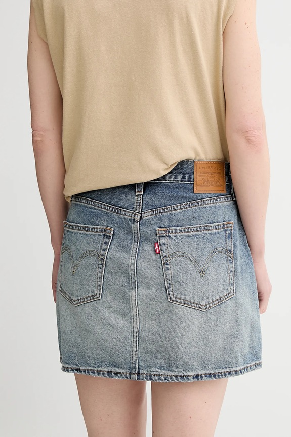 Ρούχα Τζιν φούστα Levi's A4694 μπλε