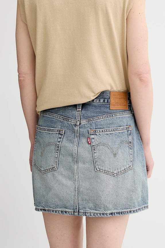 Ρούχα Τζιν φούστα Levi's A4694 μπλε