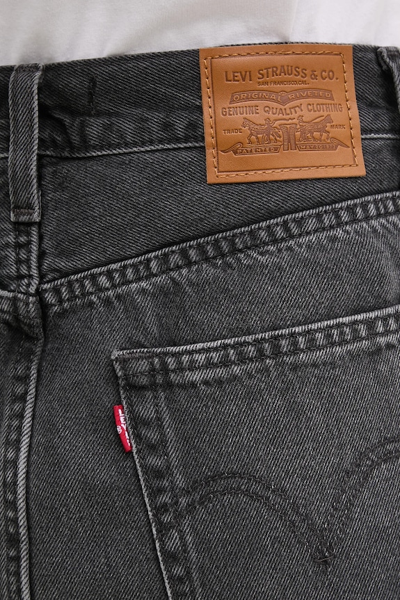 Rifľová sukňa Levi's sivá A4694