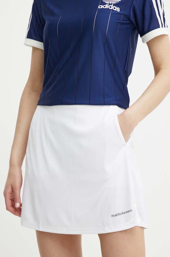 Peak Performance fustă sport Player uni alb G79953