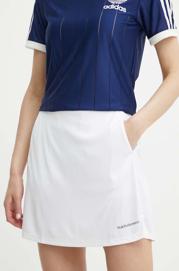 Peak Performance fustă sport Player uni alb G79953