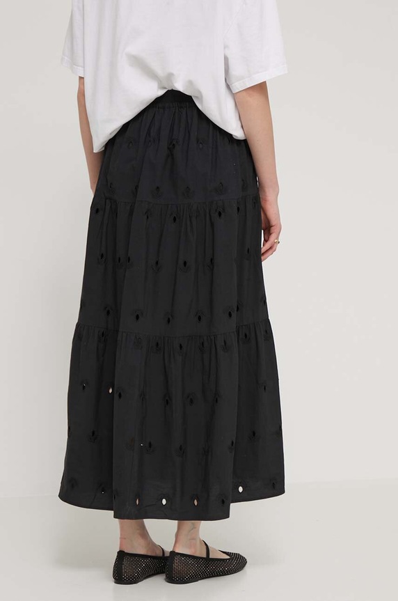 Oblečenie Bavlnená sukňa Desigual VICENZA 24SWFW05 čierna