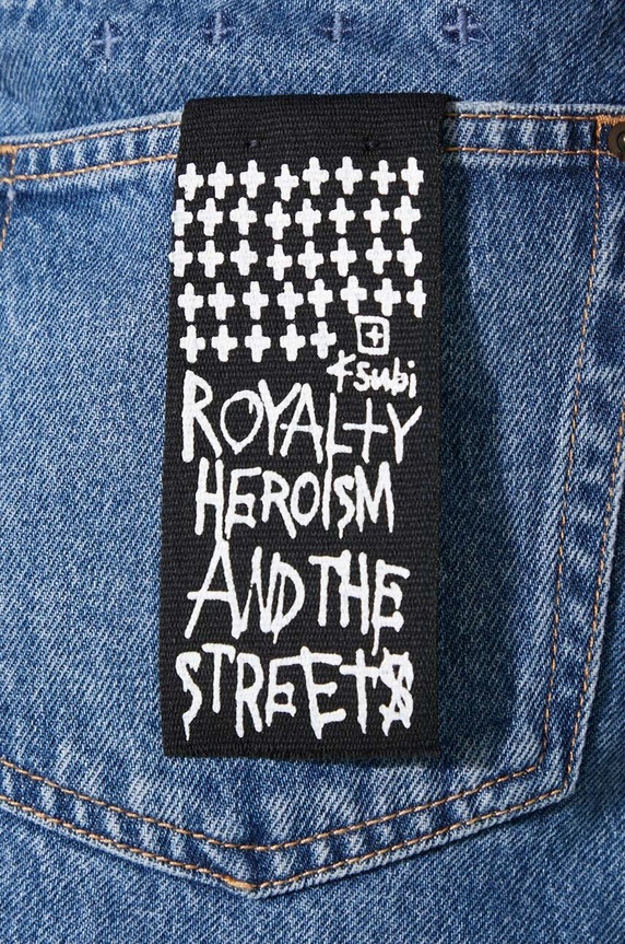 KSUBI spódnica jeansowa Rap Skirt Heritage WCO23SK001 niebieski