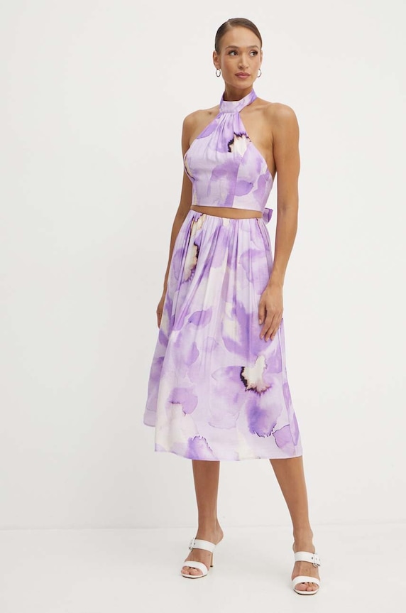 Bardot szoknya LEIA 59372SB lila SS24
