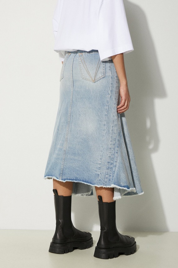 Clothing VETEMENTS denim skirt Denim Midi WE64SK700N blue