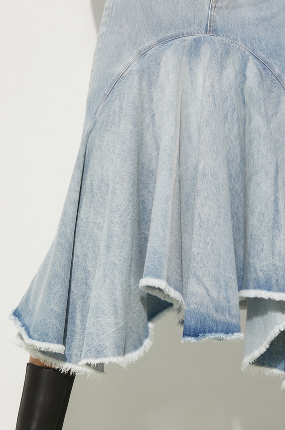 VETEMENTS denim skirt Denim Midi WE64SK700N blue