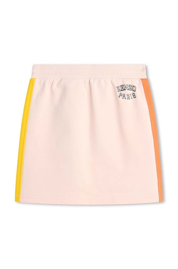 Dziewczynka Kenzo Kids spódnica bawełniana dziecięca K60192. różowy
