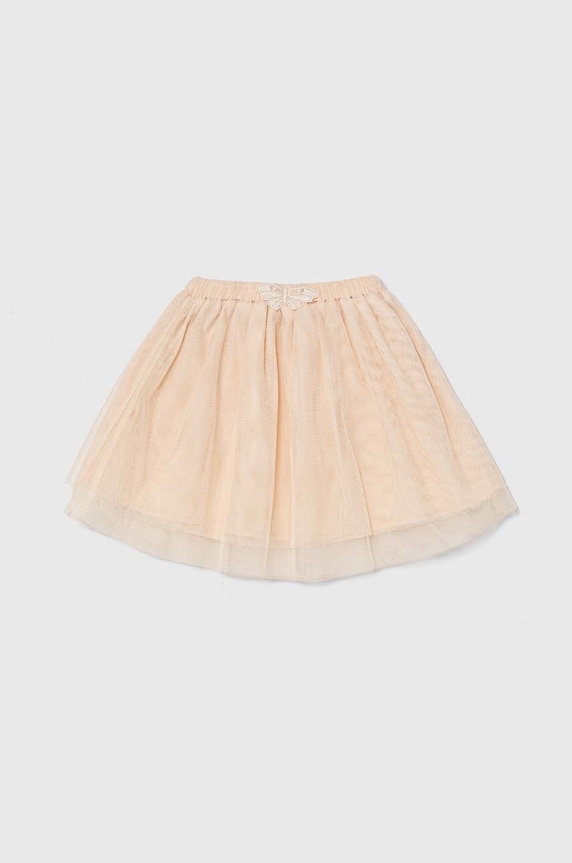 Детска пола United Colors of Benetton разкроена оранжев 47Z2G000T.P.Seasonal
