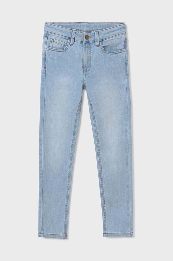 Dětské rifle Mayoral slim fit modrá 538.7D.Junior.PPYH